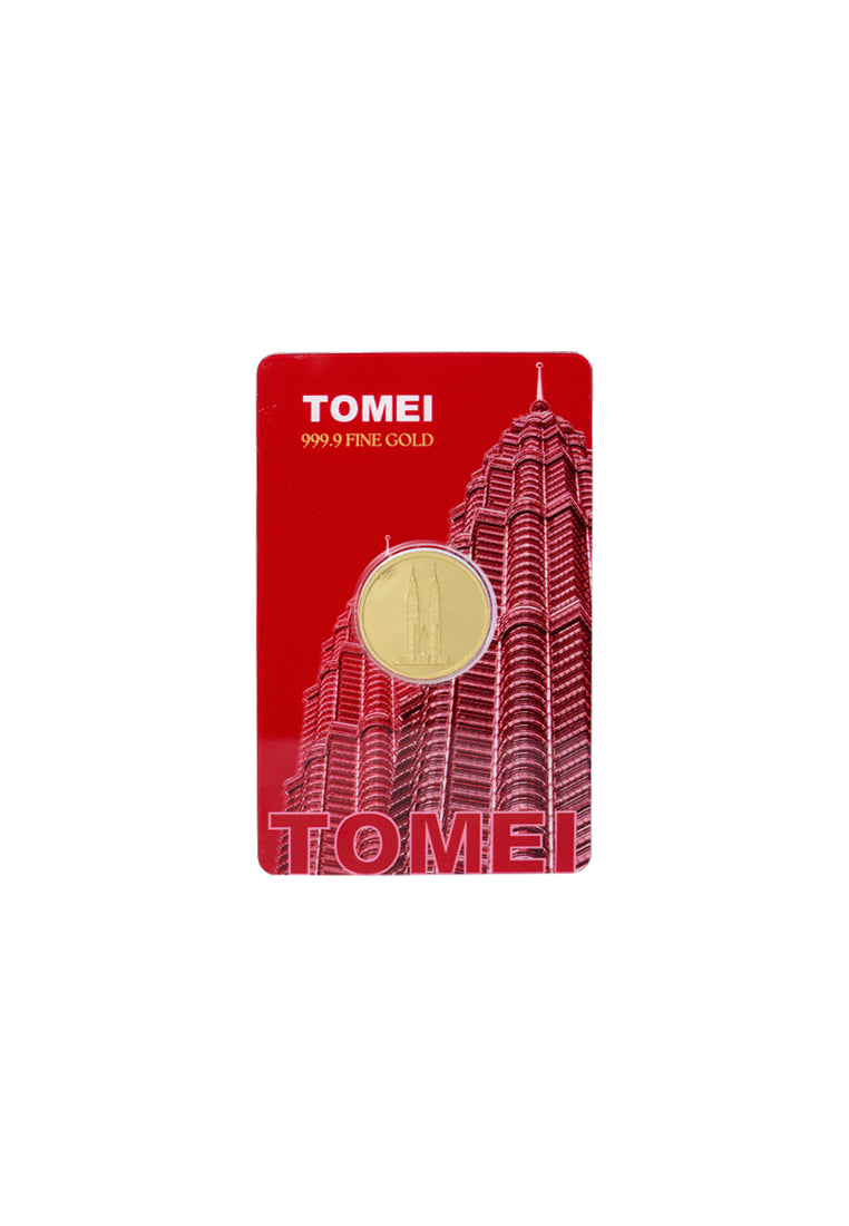 [Tomei Exclusive] KLCC Twin Towers Gold Bar | 2 Gram | 5 Grams | Fine Gold 9999