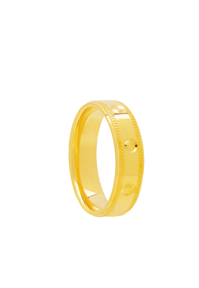 TOMEI Lucid Fit Ring, Yellow Gold 916