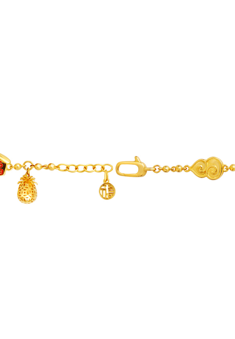 TOMEI The Perfect Ten Bracelet, Yellow Gold 916