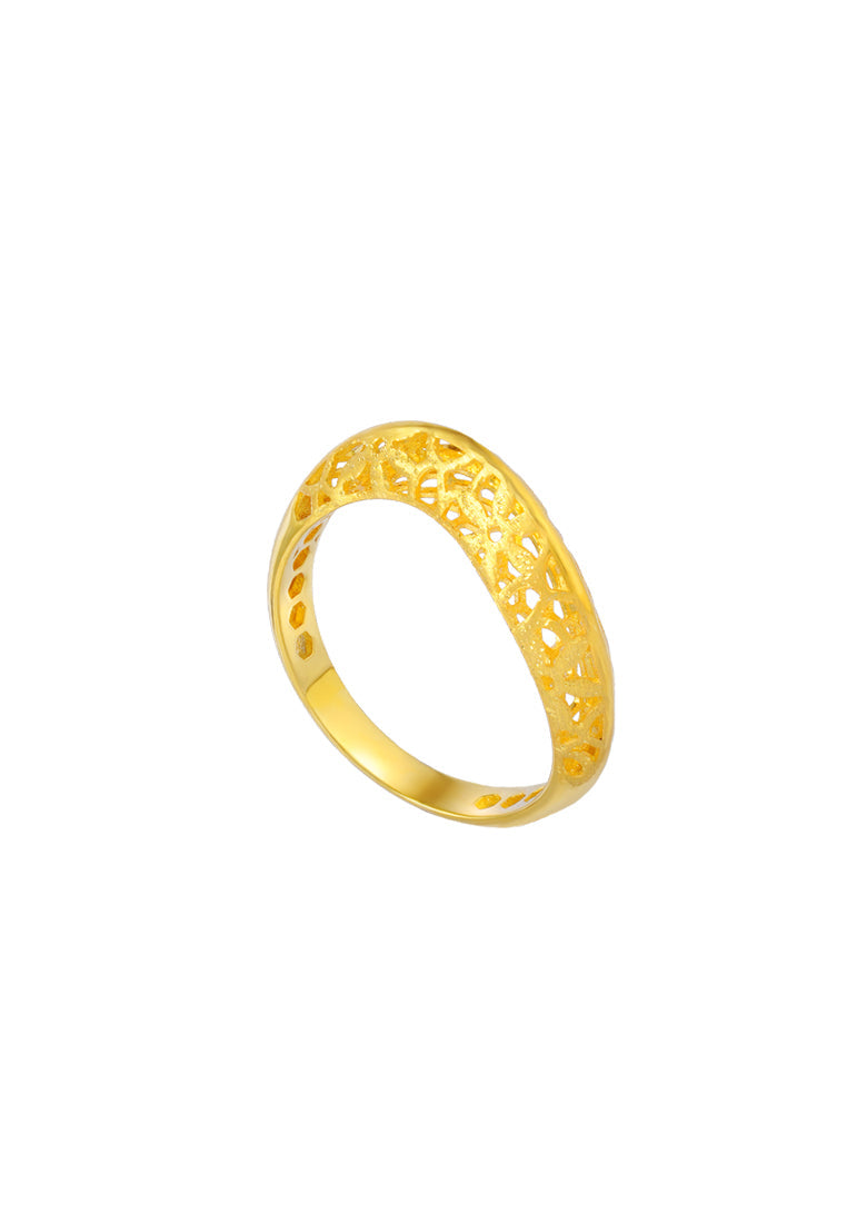 TOMEI Sri Puteri Collection Ring, Yellow Gold 916