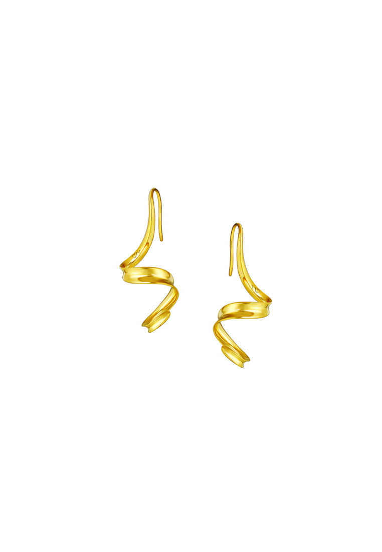 TOMEI Anastasia Earrings, Yellow Gold 916