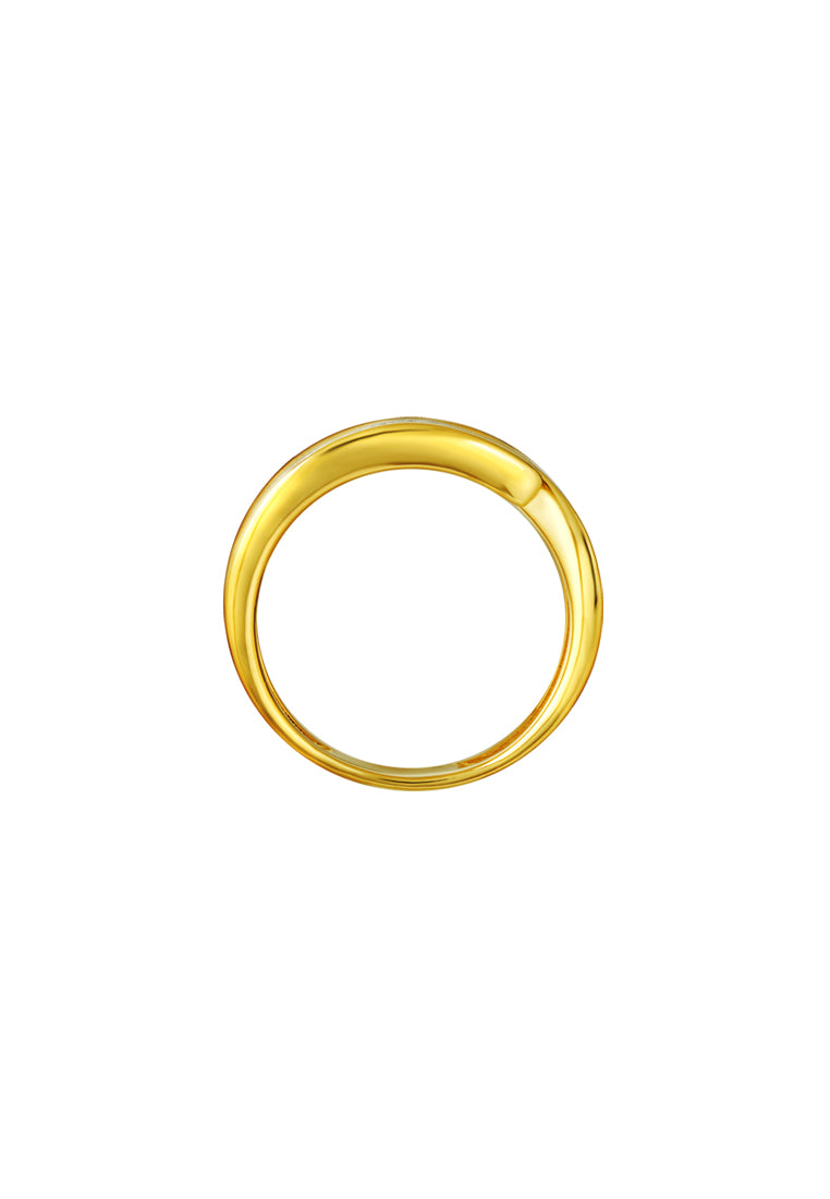 TOMEI Diamond Cut Collection Ring, Yellow Gold 916