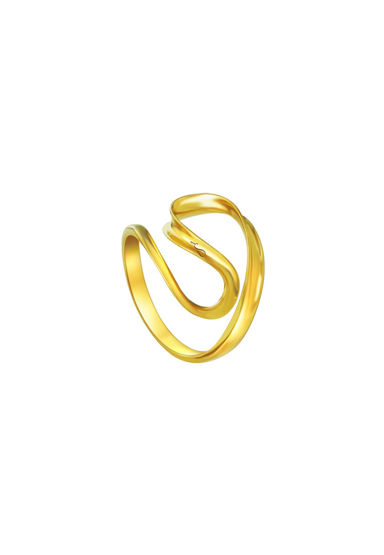 TOMEI Anastasia Ring, Yellow Gold 916