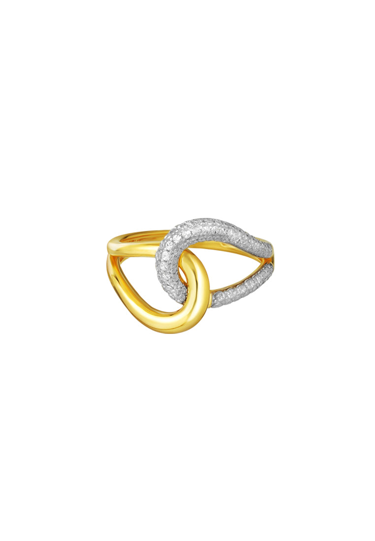 TOMEI Diamond Cut Collection Ring, Yellow Gold 916