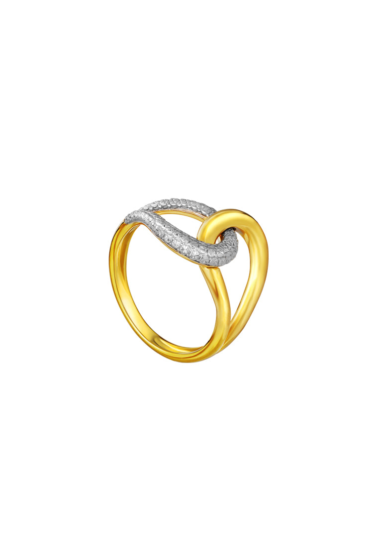 TOMEI Diamond Cut Collection Ring, Yellow Gold 916