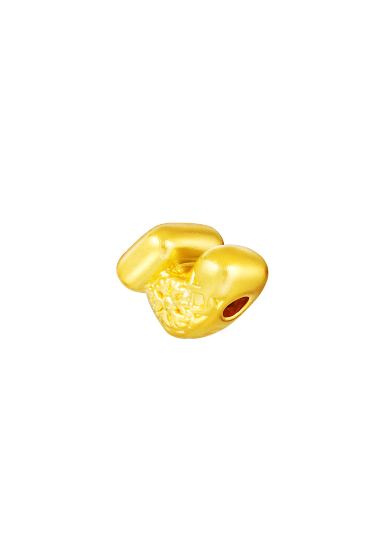 TOMEI Sock Charm, Yellow Gold 999