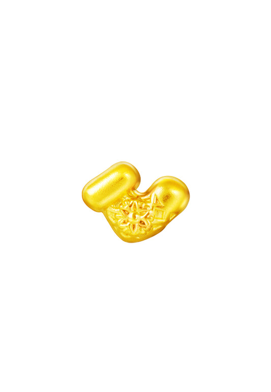 TOMEI Sock Charm, Yellow Gold 999