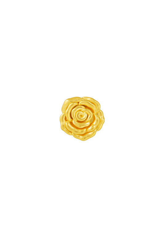 TOMEI Rose Charm, Yellow Gold 999