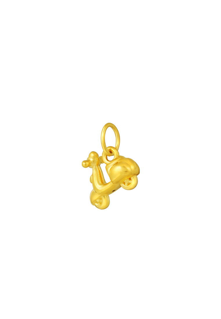 TOMEI Scooter Pendant, Yellow Gold 999