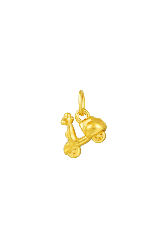 TOMEI Scooter Pendant, Yellow Gold 999