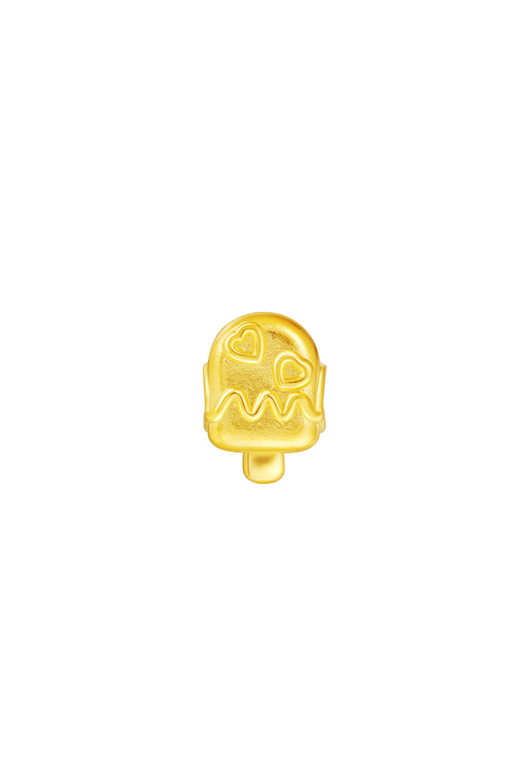 TOMEI Ice Cream Charm, Yellow Gold 999