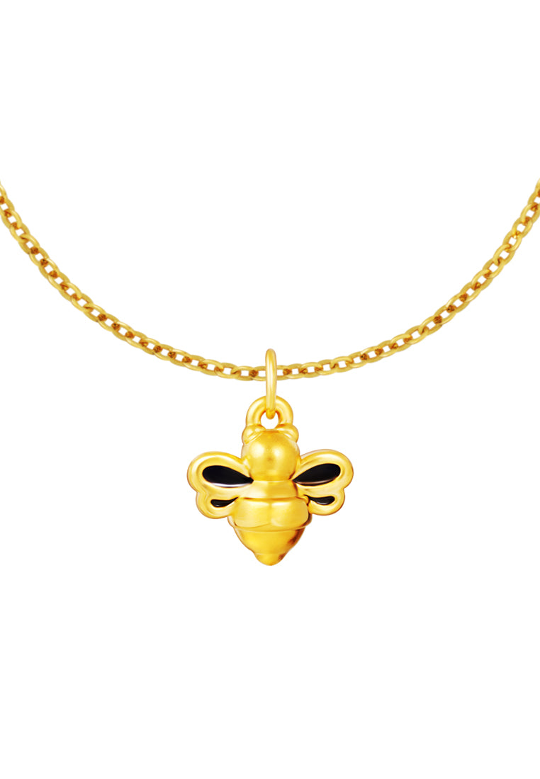 TOMEI Beez Pendant, Yellow Gold 999