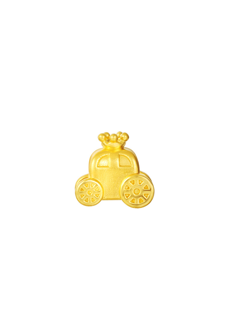 TOMEI Antique Car Charm, Yellow Gold 999