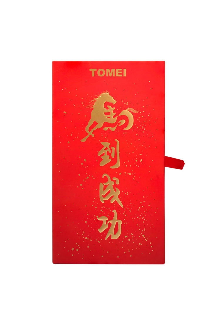 TOMEI 【马到成功】Ma Dao Cheng Gong Horse Gold Wafer 0.1G, Yellow Gold 9999