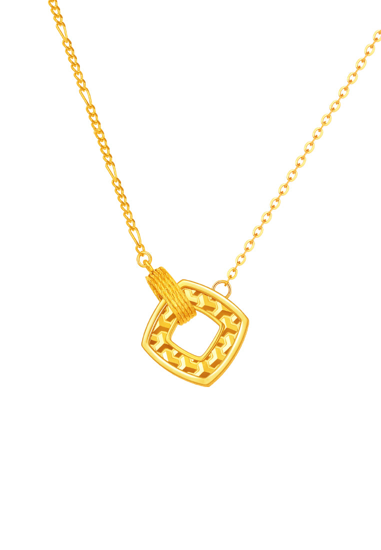TOMEI Chasing Light Necklace, Yellow Gold 999 (5G)