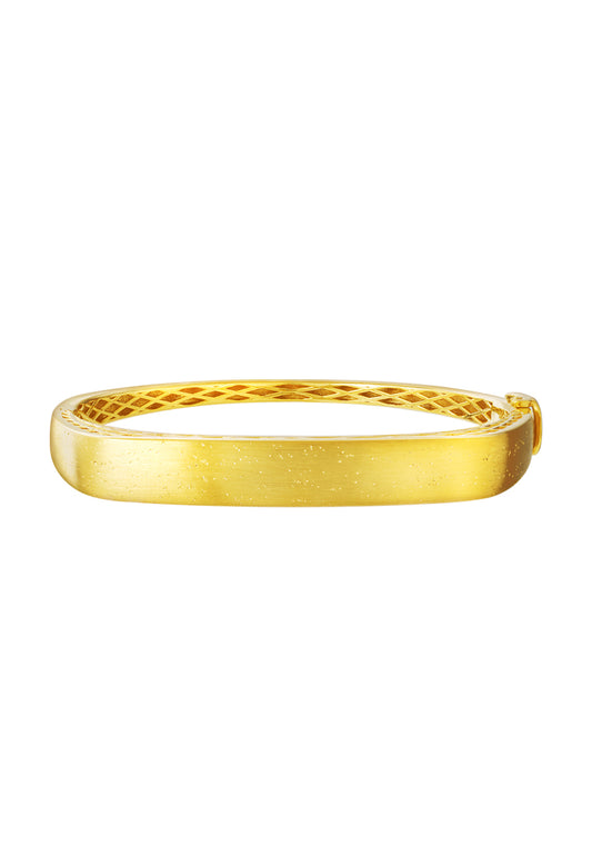 TOMEI Sri Puteri Classic Infused Bangle, Yellow Gold 916