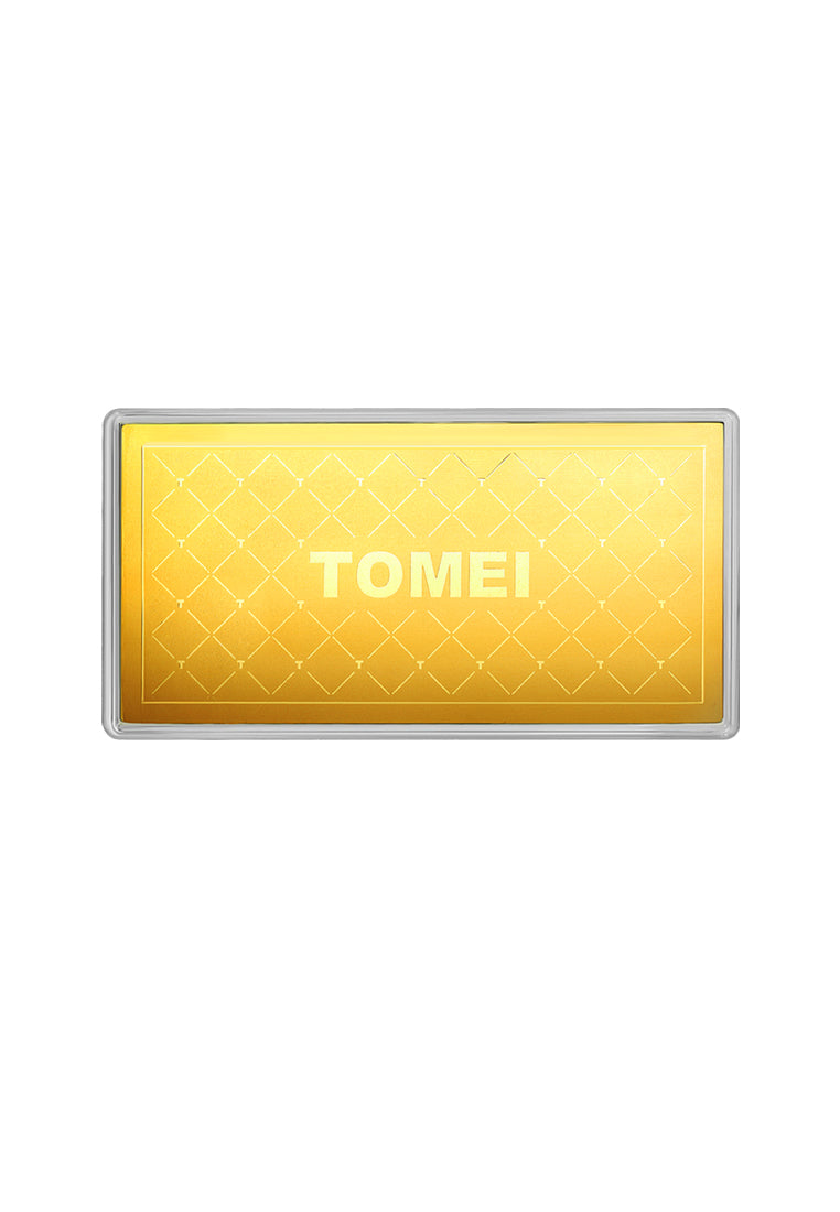 TOMEI Happy Wedding Gold Wafer 0.5G, Yellow Gold 9999