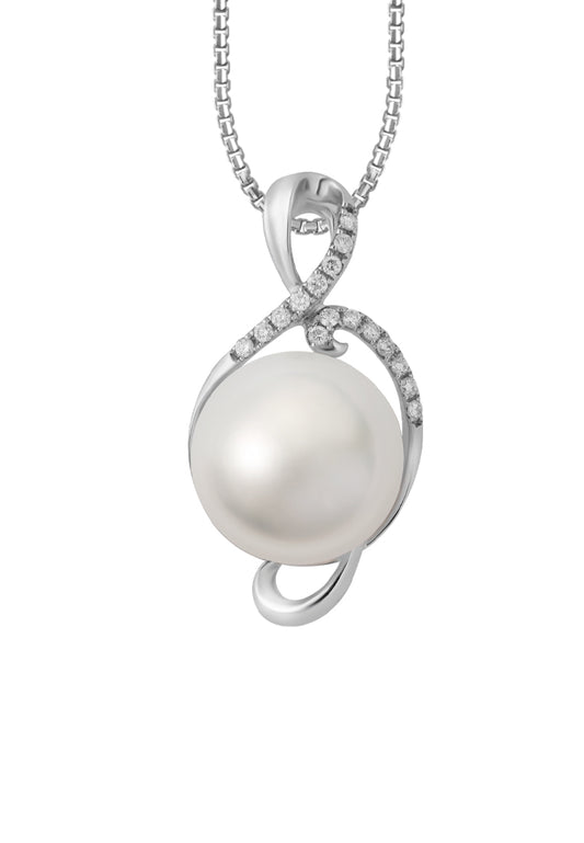 TOMEI Pendant, Diamond Pearl White Gold 750 (P4673)