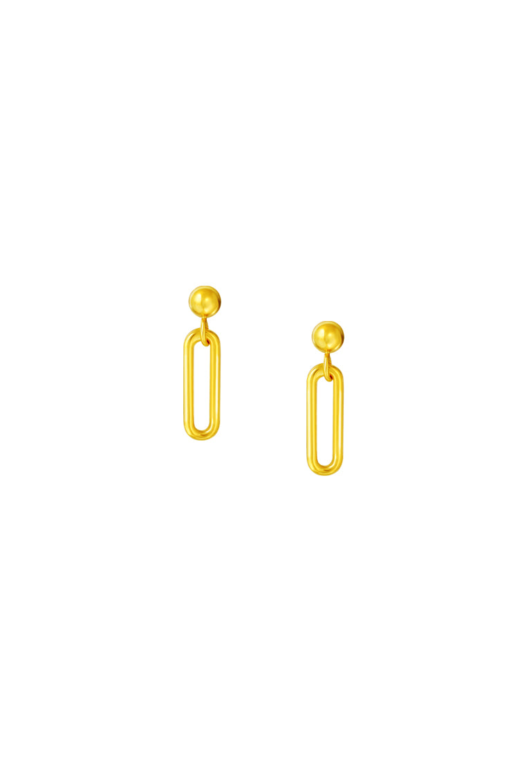 TOMEI Lusso Italia Earrings, Yellow Gold 916