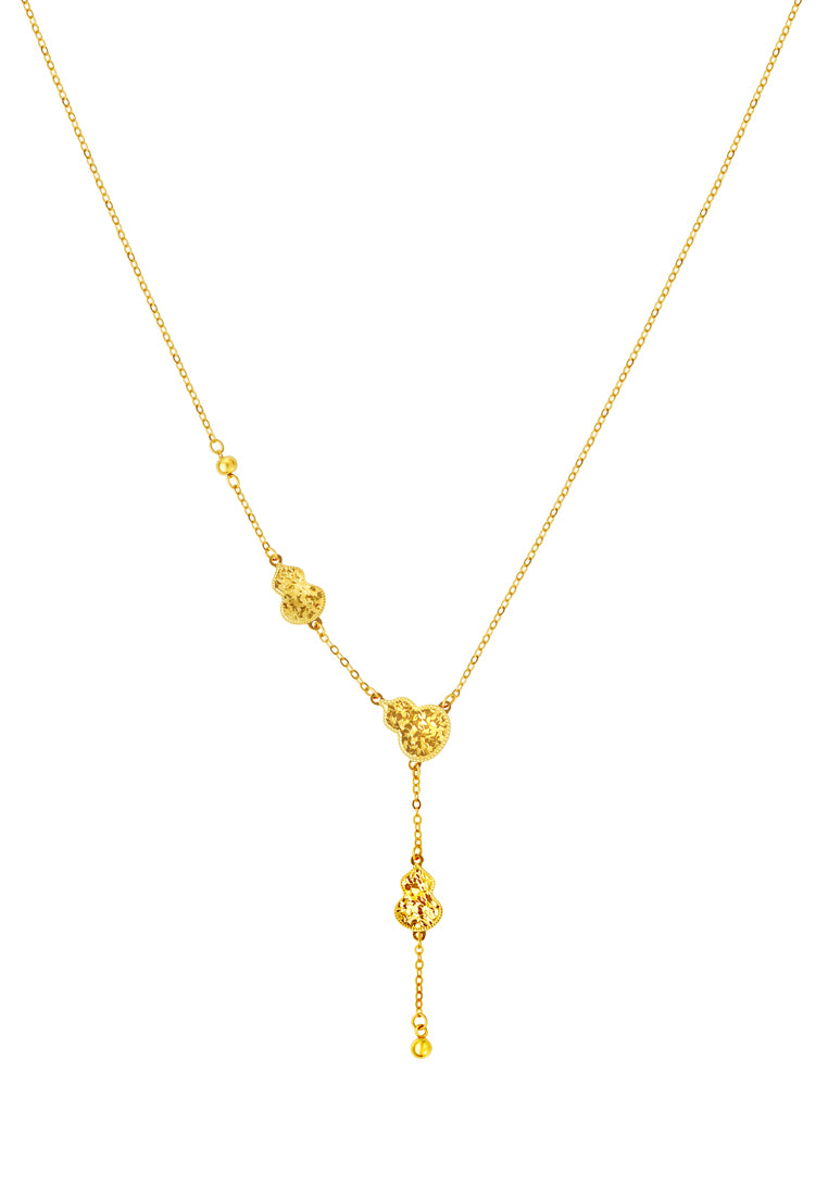 TOMEI Gourd Necklace, Yellow Gold 916