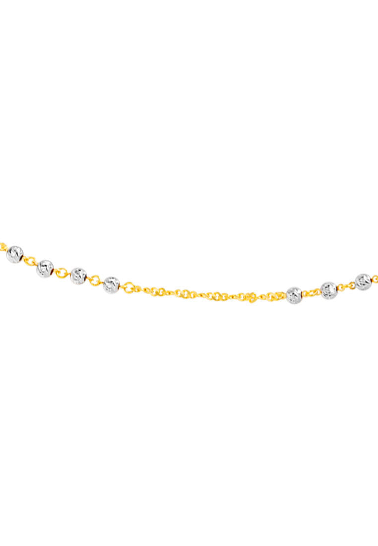 TOMEI Beads Bracelet, Yellow Gold 916