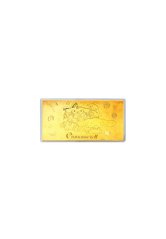 TOMEI x Sanrio Cinnamoroll I Love Chocolate Gold Wafer 0.50G I Fine Gold 9999