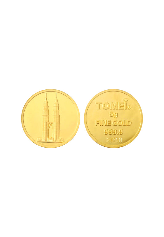 [Tomei Exclusive] KLCC Twin Towers Wafer | 2 Gram | 5 Grams | Fine Gold 9999