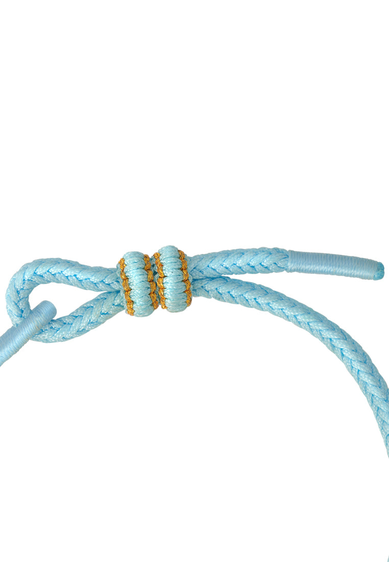 TOMEI Chomel I Sanrio Cinnamoroll 5D Charm with rope, Yellow Gold 999