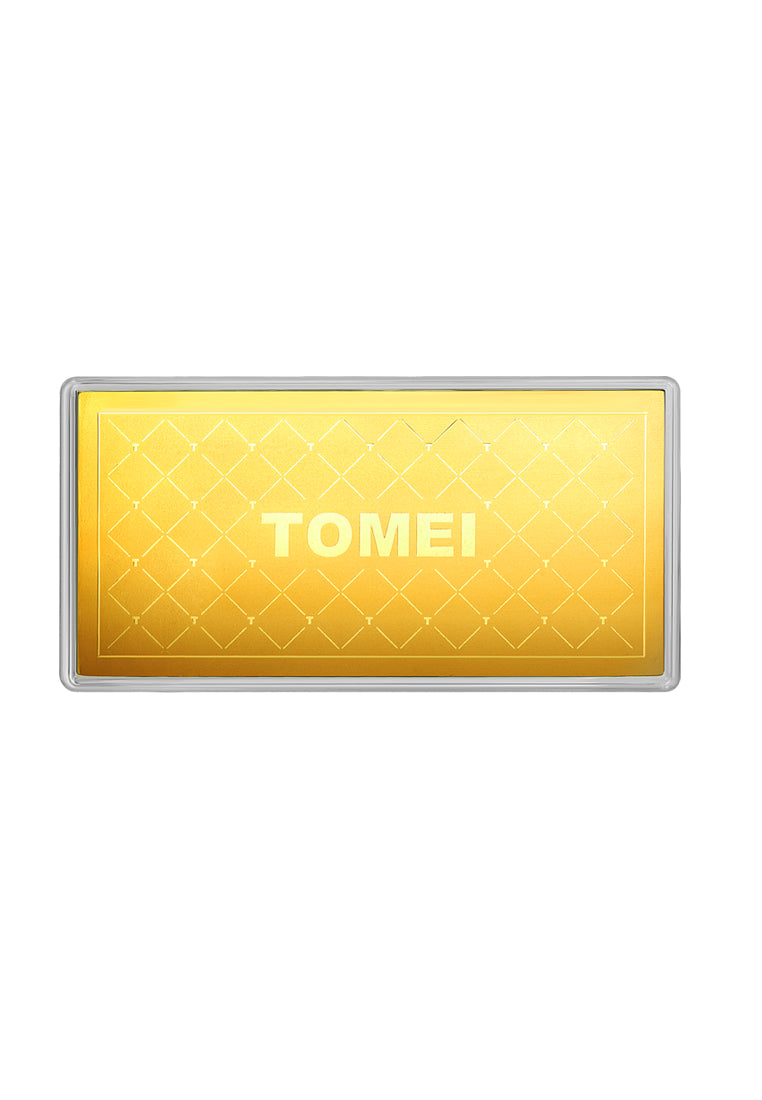 TOMEI 【八骏腾飞】Eight Stallions Gold Wafer 1G, Yellow Gold 9999