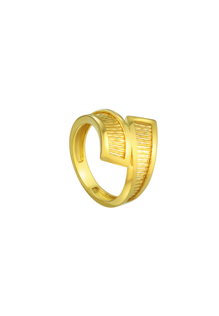 TOMEI Entwine Ring, Yellow Gold 916