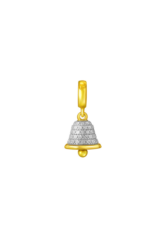 TOMEI Chomel Collection Bell Charm, Yellow Gold 916