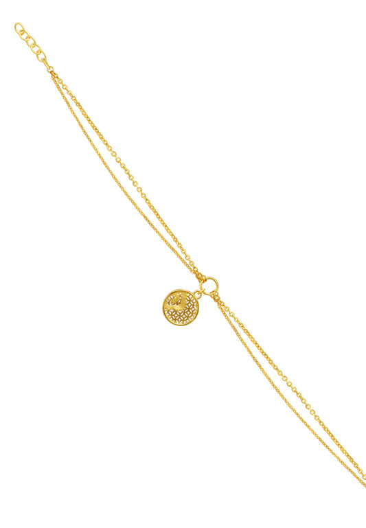 TOMEI Lucky Charm Bracelet, Yellow Gold 916