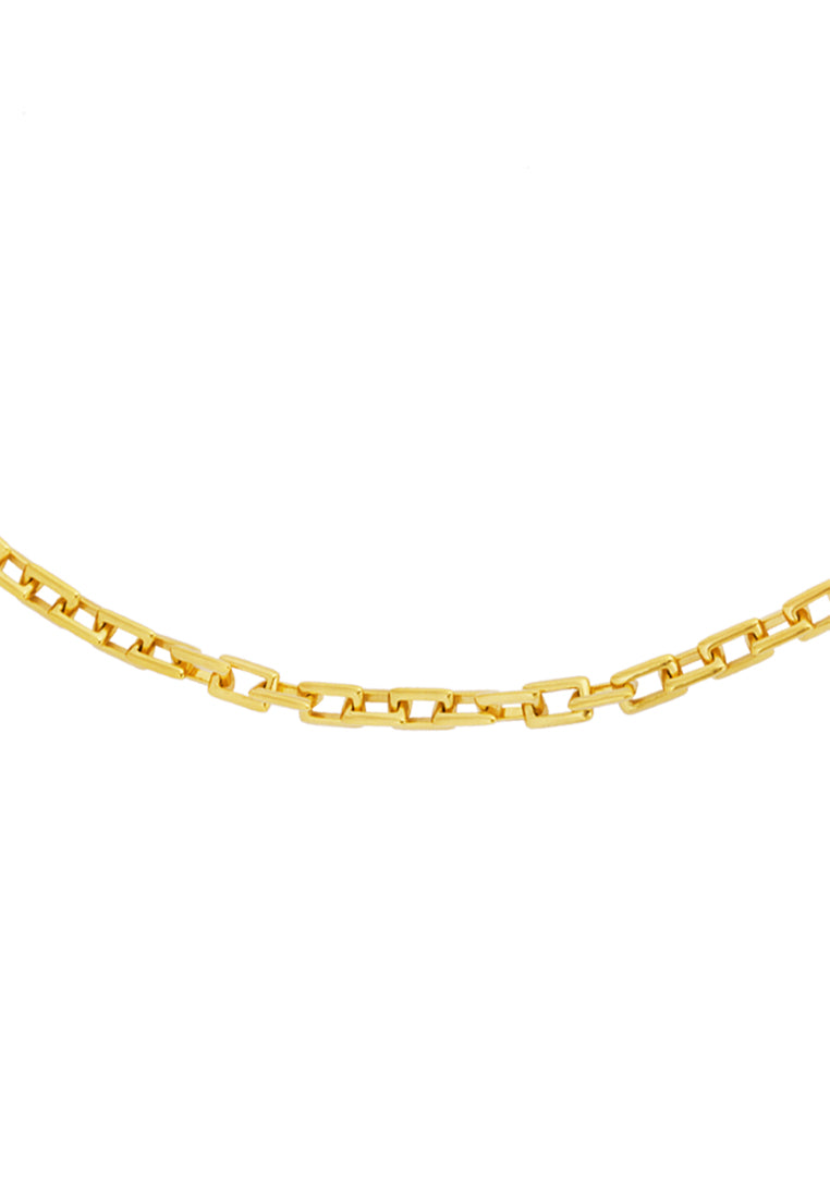 TOMEI Rectangular Chain Bracelet, Yellow Gold 916