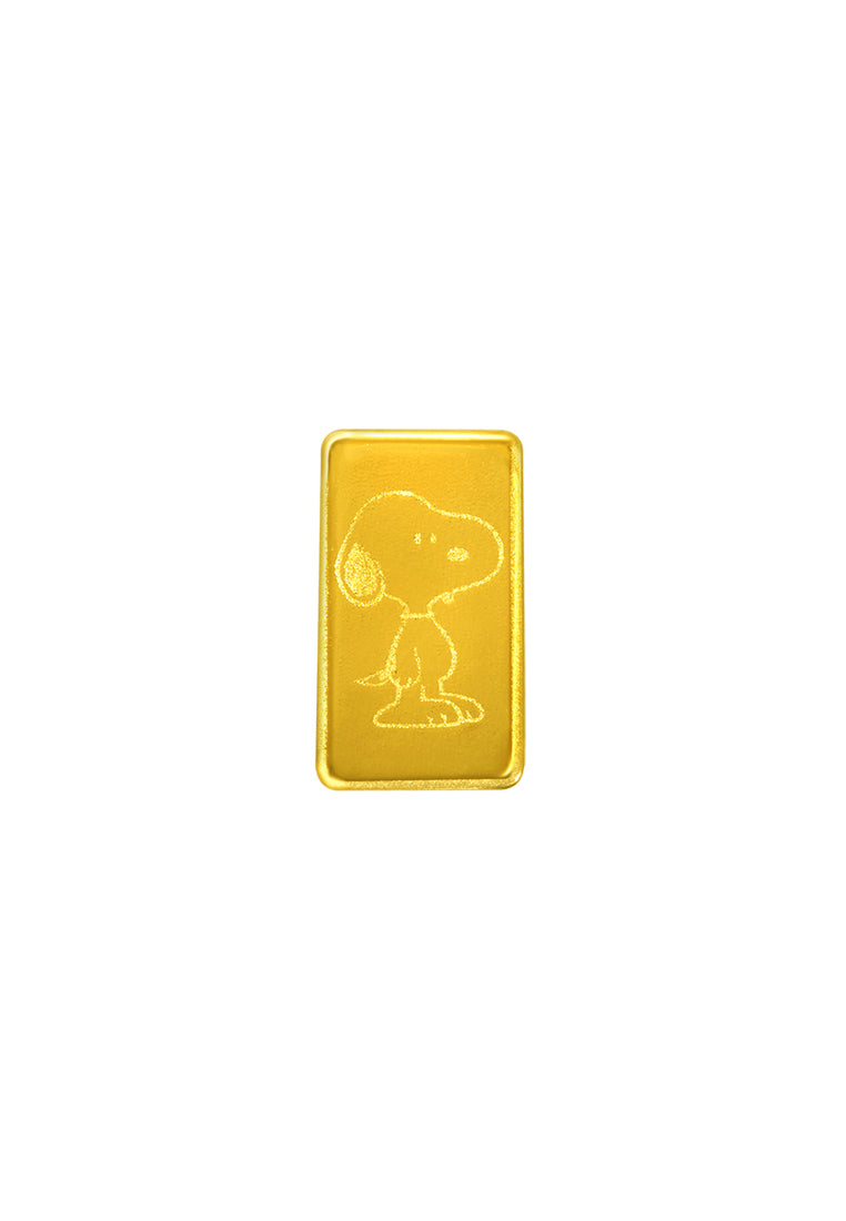 TOMEI Pamp 75th Anniversary Peanuts SnoopyI Gold Bar 0.5G [Online Exclusive]