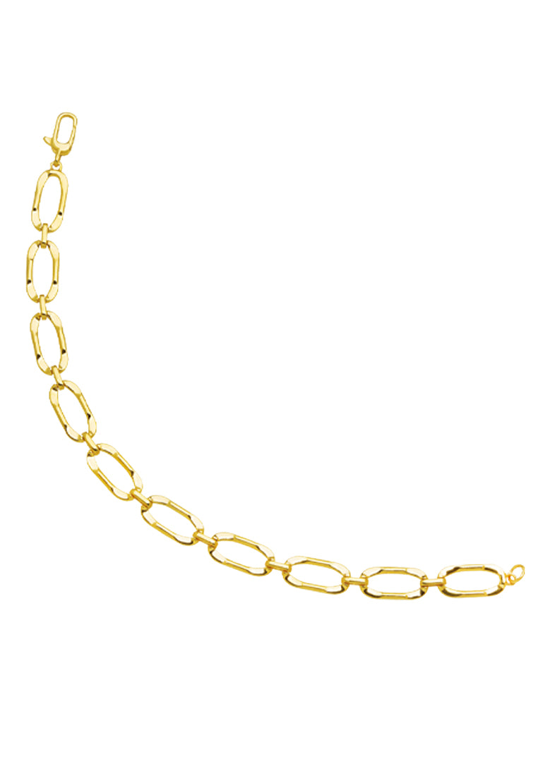 TOMEI Linked Bracelet, Yellow Gold 916