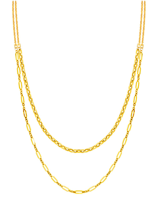 TOMEI Lusso Italia Necklace, Yellow Gold 916
