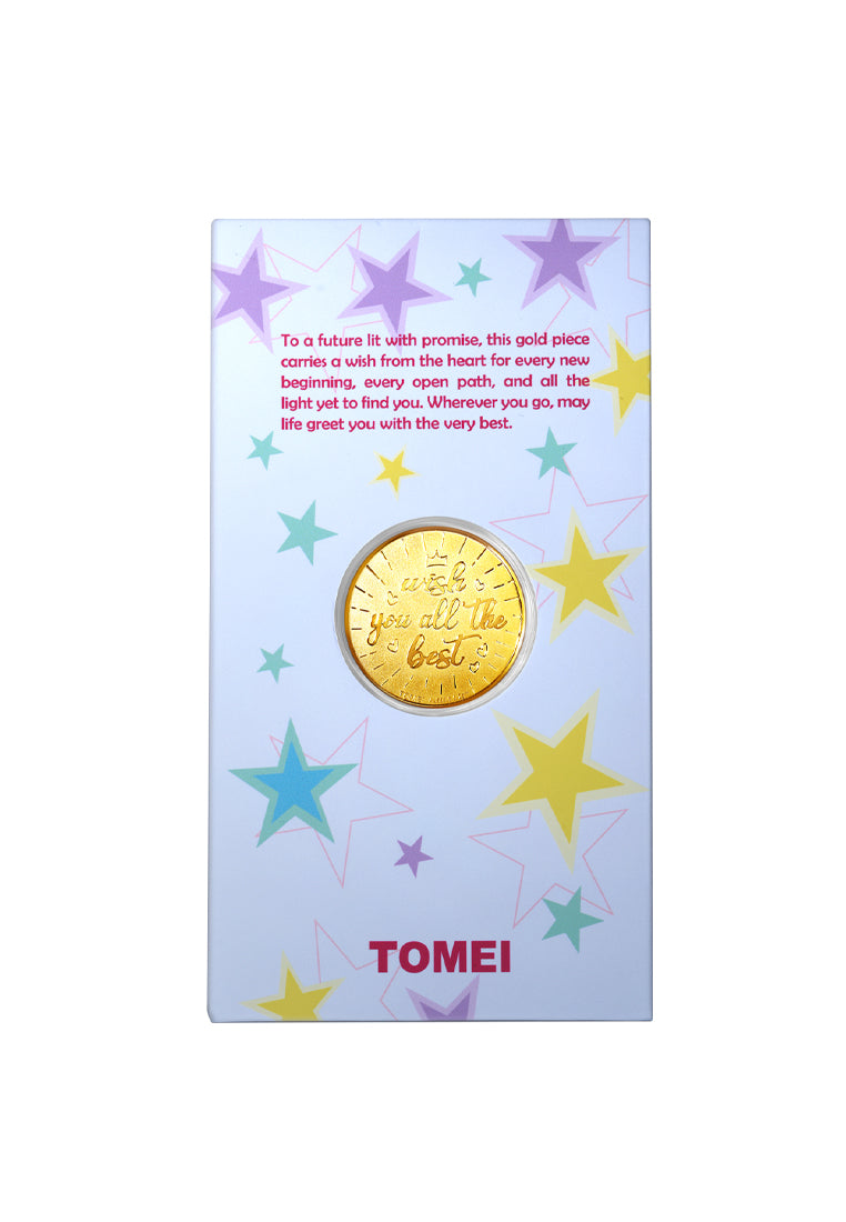 TOMEI All The Best Gold Wafer 0.2G, Yellow Gold 9999