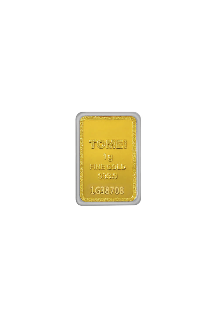 [TOMEI Exclusive] KLCC Twin Towers Gold Bar | 1 Gram | Fine Gold 9999