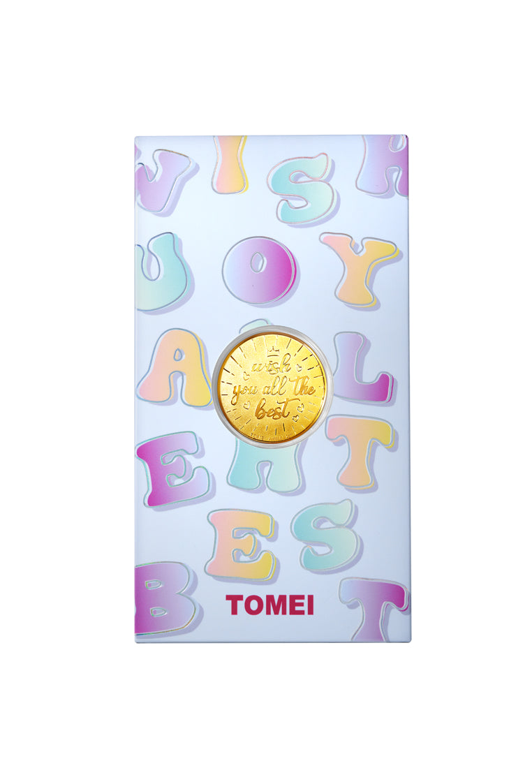 TOMEI All The Best Gold Wafer 0.2G, Yellow Gold 9999