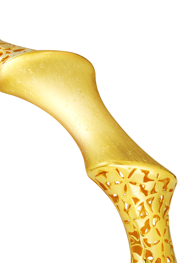 TOMEI Sri Puteri Collection Bangle, Yellow Gold 916