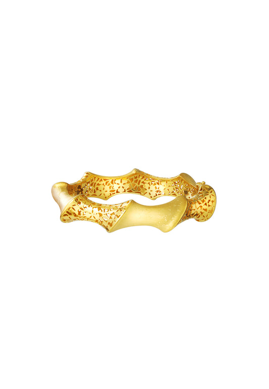 TOMEI Sri Puteri Collection Bangle, Yellow Gold 916