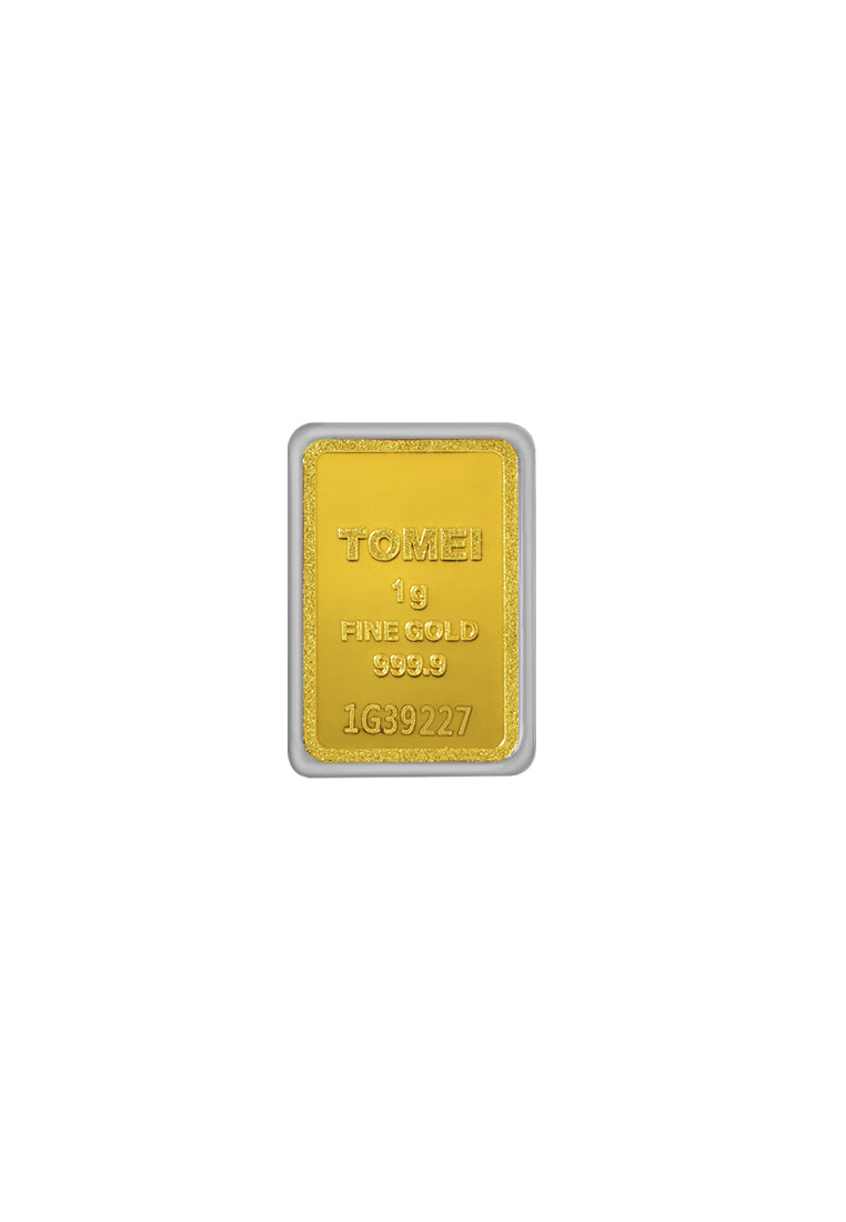 [TOMEI Exclusive] KLCC Twin Towers Gold Bar | 1 Gram | Fine Gold 9999