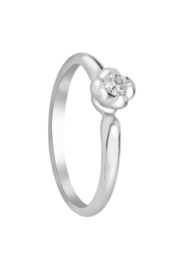 TOMEI Ring in Florulent Sublimity, Diamond White Gold 750 (R20221)