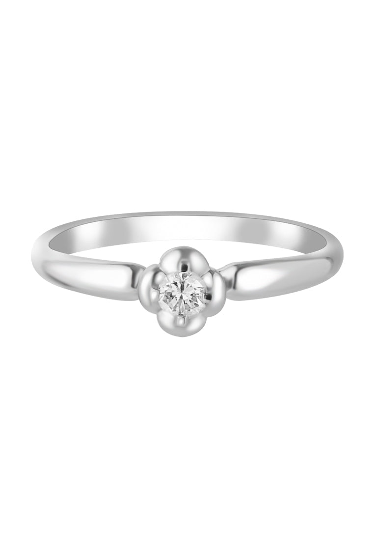 TOMEI Ring in Florulent Sublimity, Diamond White Gold 750 (R20221)
