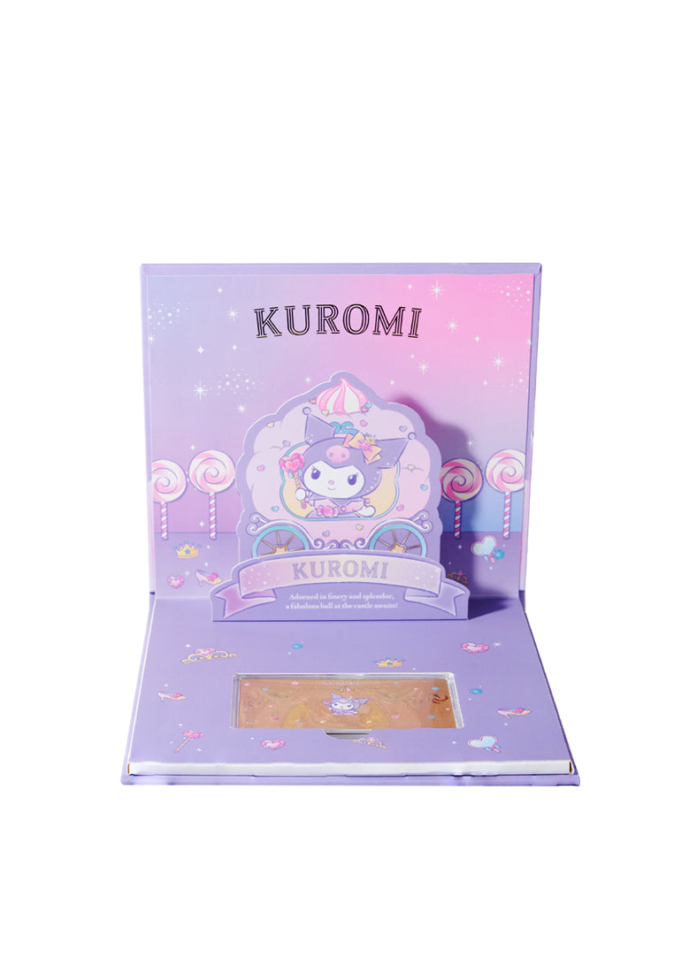 TOMEI X Sanrio Kuromi Sparkle Gold Wafer 0.5G, Yellow Gold 9999