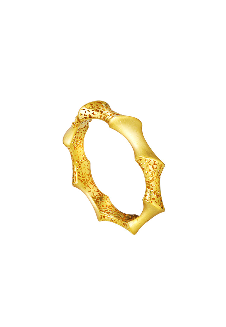TOMEI Sri Puteri Collection Bangle, Yellow Gold 916