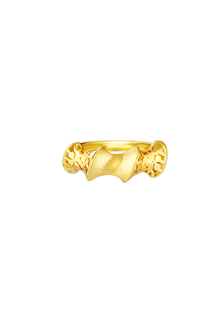 TOMEI Sri Puteri Collection Ring, Yellow Gold 916