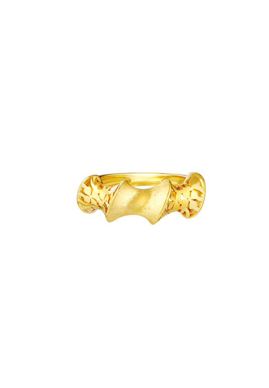 TOMEI Sri Puteri Collection Ring, Yellow Gold 916