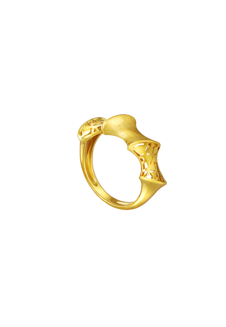 TOMEI Sri Puteri Collection Ring, Yellow Gold 916