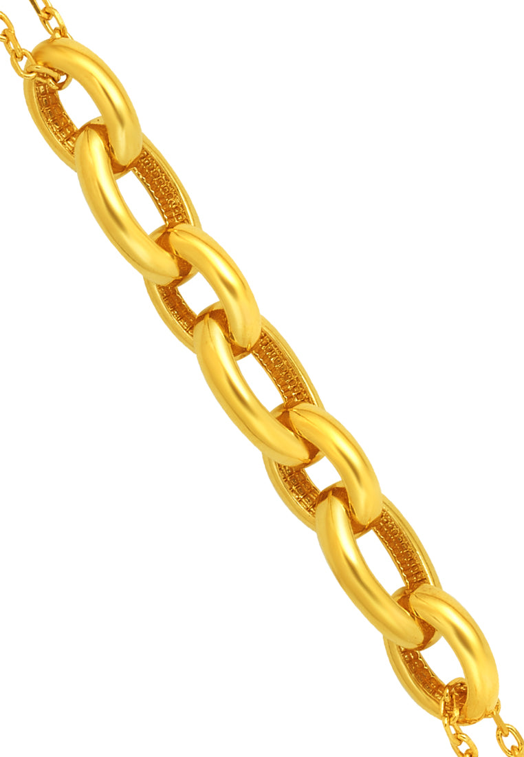 TOMEI Lusso Italia Bracelet, Yellow Gold 916
